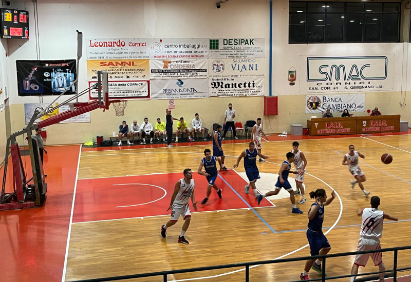 Seconda Squadra: Divisione Regionale 2: prima vittoria in campionato per il Basket Certaldo